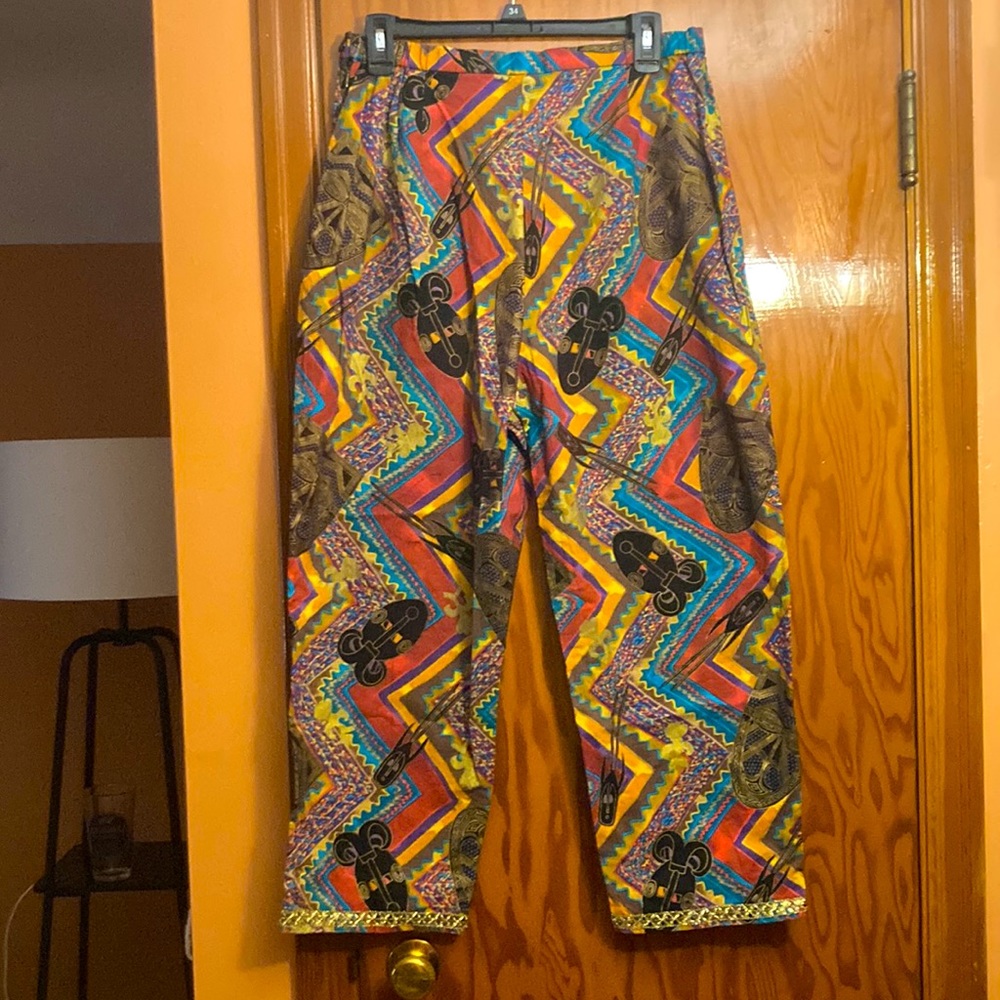 Vintage Patterned Trousers